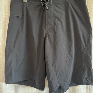 Patagonia Black Men's Lace-Up Swim Boardshorts